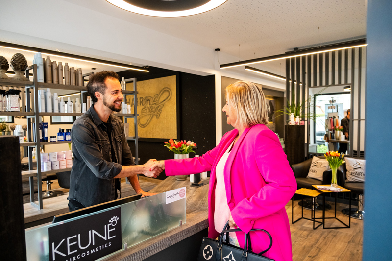 Empfang im Friseursalon Hair'n Style in Haiming